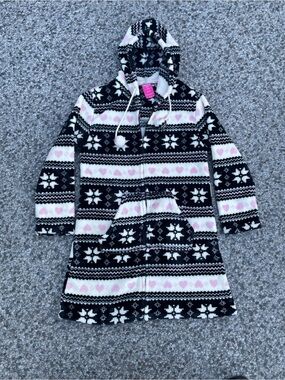 Cozy jammy zip up